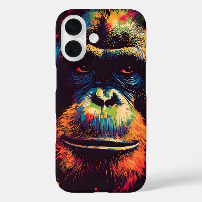 Wild Graffiti Urban Jungle Gorilla  Case-Mate iPhone Case (Back)
