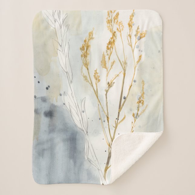 Wild Grass Sherpa Blanket (Front)