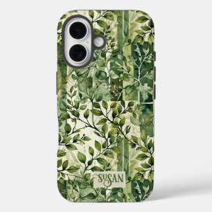 Wild Green Leafy Vines iPhone 16 Case
