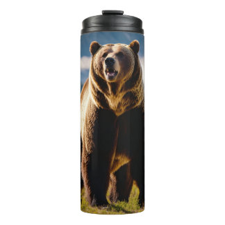 "Wild Grizzly Thermal Tumbler" Thermal Tumbler