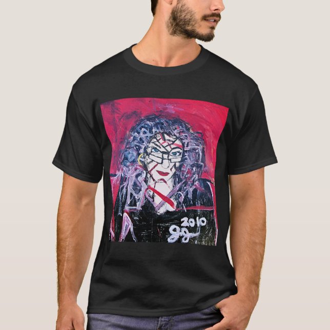 WILD HAIR ABSTRACTION T-Shirt (Front)