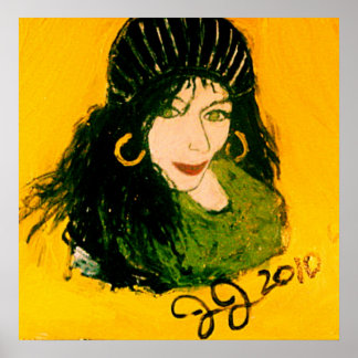 WILD HAIR AS RASTA POSTER