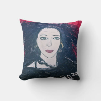 WILD HAIR UNITED KINGDOM THROW PILLOW