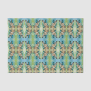 Wild Hare Exuberance Pastel Art Tissue Paper