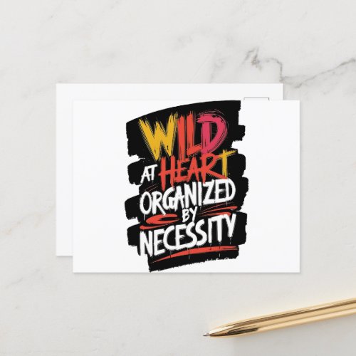 wild hart fun design postcard