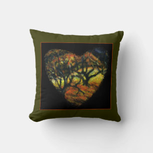 Wild Heart by Alexandra Cook Throw Pillow