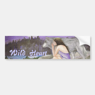 Wild Heart By Lori Karels Bumper Sticker