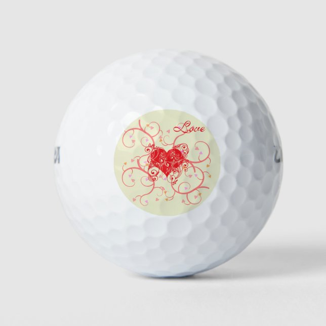 Wild Heart Golf Balls (Front)