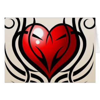 Wild Heart Tattoo style Cards