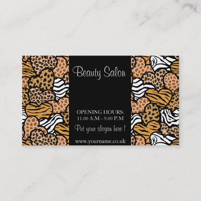 Wild Hearts Design Business Card (Front)