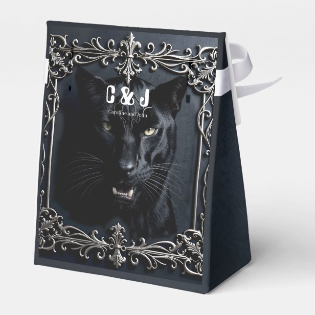 Wild Hearts, Eternal Vows. Favor Boxes (Back Side)