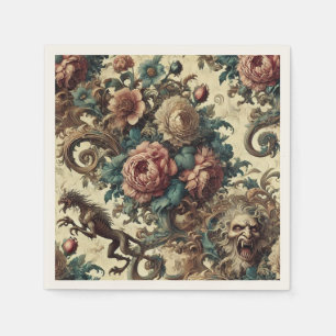 Wild Hearts & Gaunt Dogs – Gothic Victorian Napkins