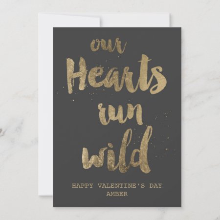 Wild Hearts Valentine's Day Postcard