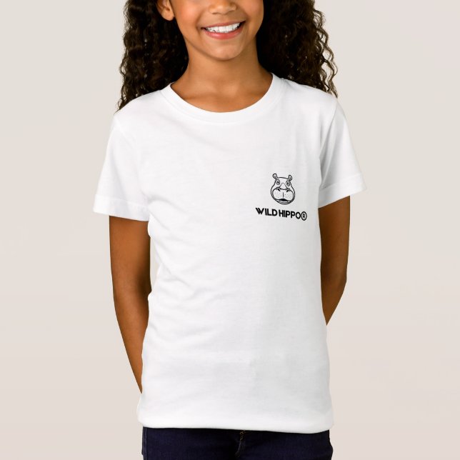WILD HIPPO® Signature Graphic Tee – Premium Combed (Front)