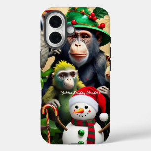 "Wild Holiday Cheer" iPhone 16 Case
