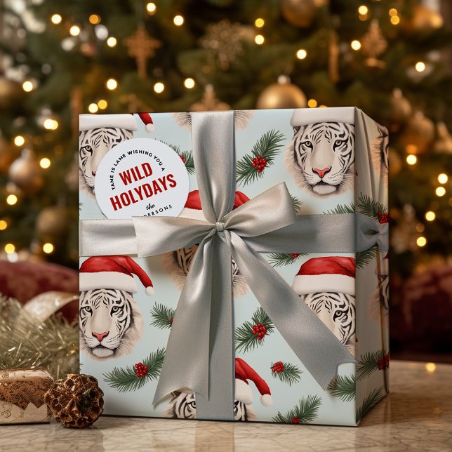 Wild Holidays Tiger Safari Wrapping Paper (Creator Uploaded)
