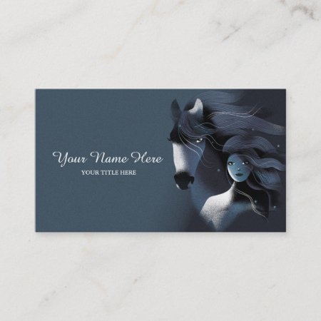 Wild Horse And A Girl Business Card