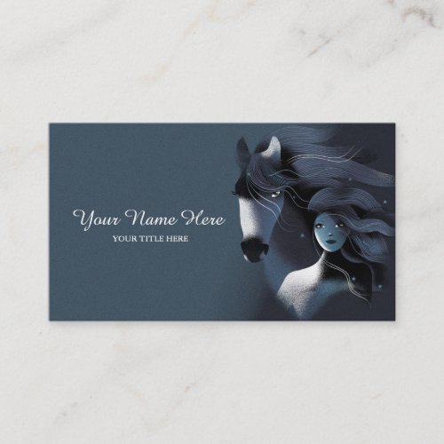 Wild Horse and a Girl Business Card