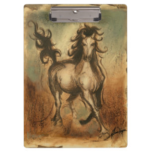 Wild Horse and Warm Colors Clipboard