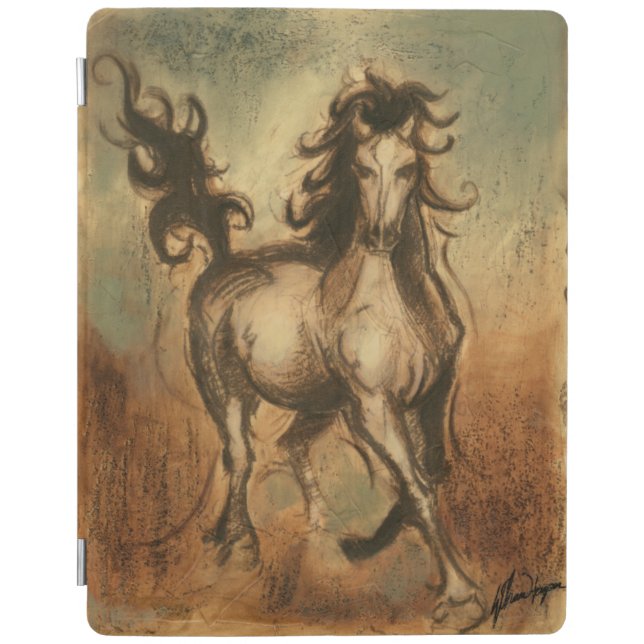 Wild Horse and Warm Colors iPad Smart Cover (Front)