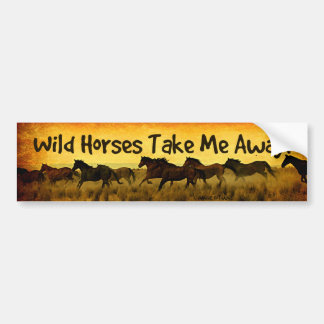 Wild Horse Bumper Sticker