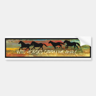 Wild Horse bumper sticker