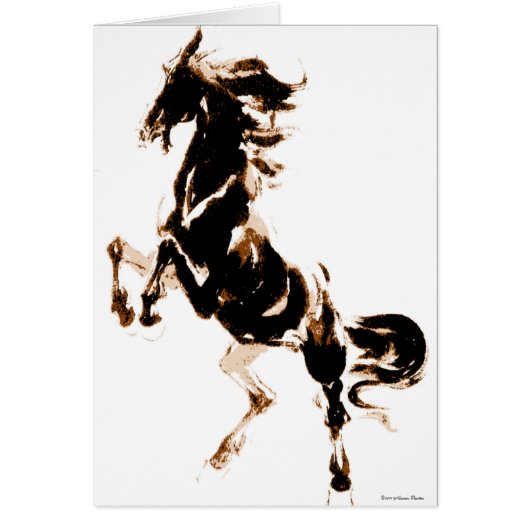 Wild Horse Card (Front)