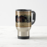 Wild horse commuter mug