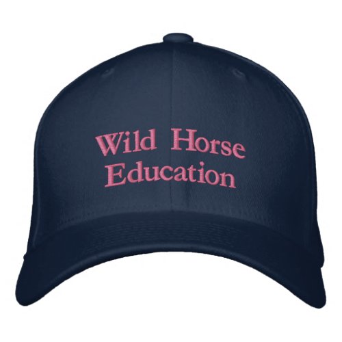 Wild Horse Education Embroidered Baseball Cap