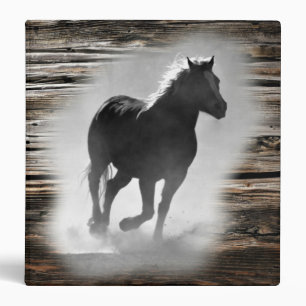Wild Horse Galloping 3 Ring Binder