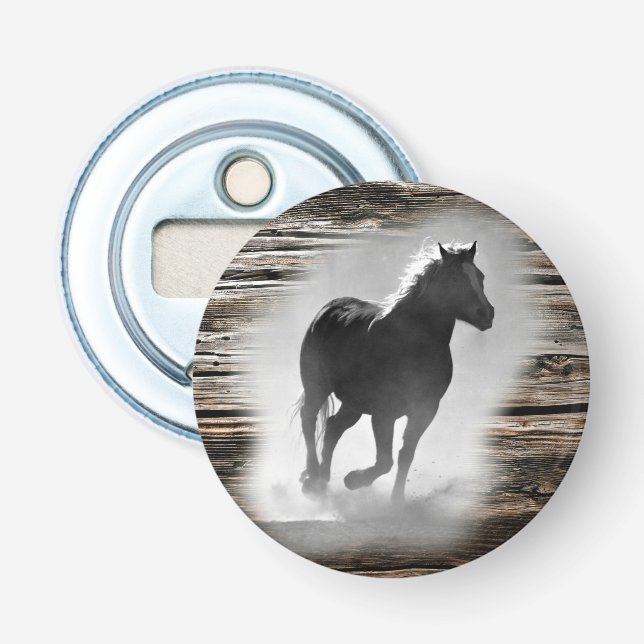 Wild Horse Galloping Bottle Opener (Front)