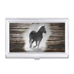 Wild Horse Galloping Business Card Case