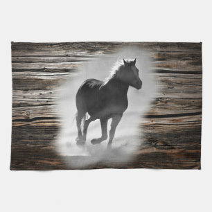 Wild Horse Galloping Kitchen Towel