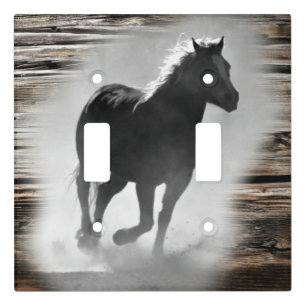 Wild Horse Galloping Light Switch Cover