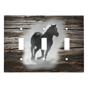 Wild Horse Galloping Light Switch Cover