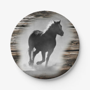 Wild Horse Galloping Paper Plates