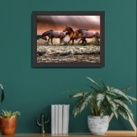 Wild Horse Herd Print Poster Artwork Mural