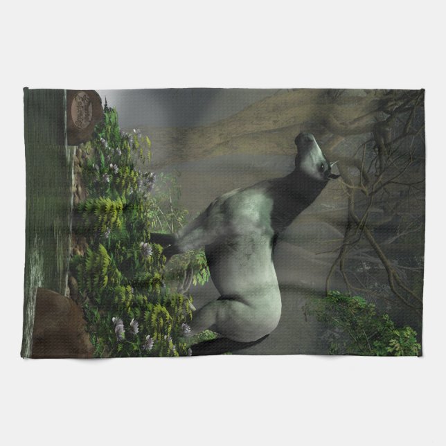 Wild Horse in the Forest Kitchen Towel (Horizontal)