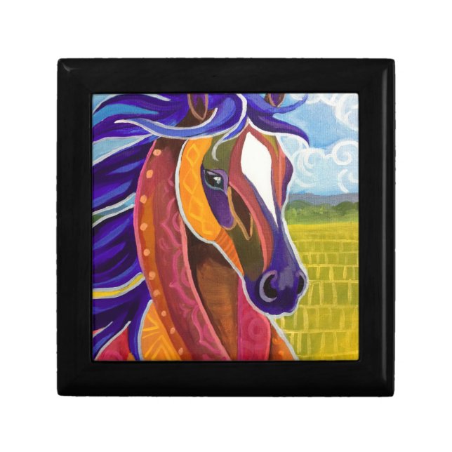 Wild Horse Jewelry Box (Front)