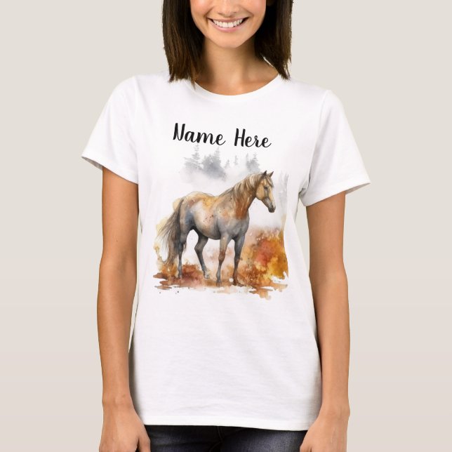 Wild Horse No. 1 Personalized T-Shirt (Front)