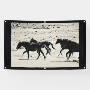WILD HORSE OF UTAH Banner WITH GROMMETS