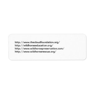 Wild Horse Org's Label
