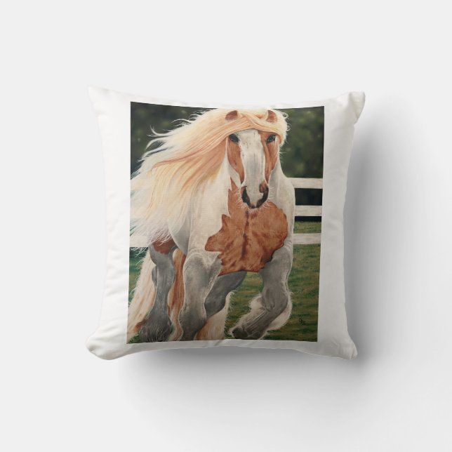 "Wild Horse" Pillow (Front)