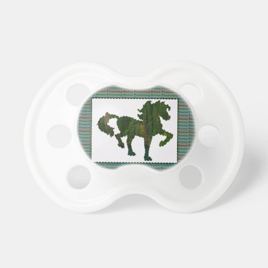 Wild Horse Prancing Pacifier (Front)