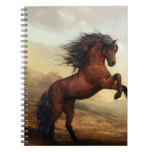 wild horse rearing  notebook