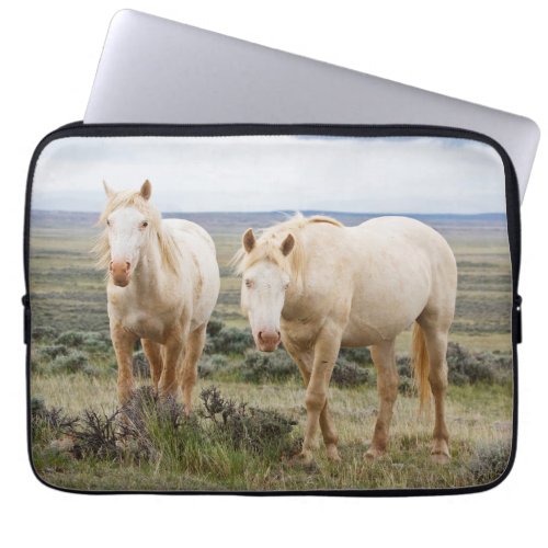 Wild Horse Roaming on the Priaire of Cody Laptop Sleeve