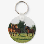 Wild Horse Roundup Keychain