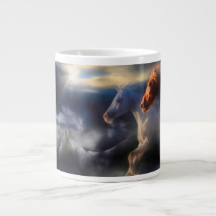 Wild Horse Spirits "RUN TILL TOMORROW" Giant Coffee Mug
