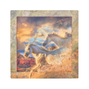 Wild Horse Spirits “TRINITY” Metal Print