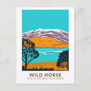 Wild Horse State Recreation Area Nevada Vintage Postcard